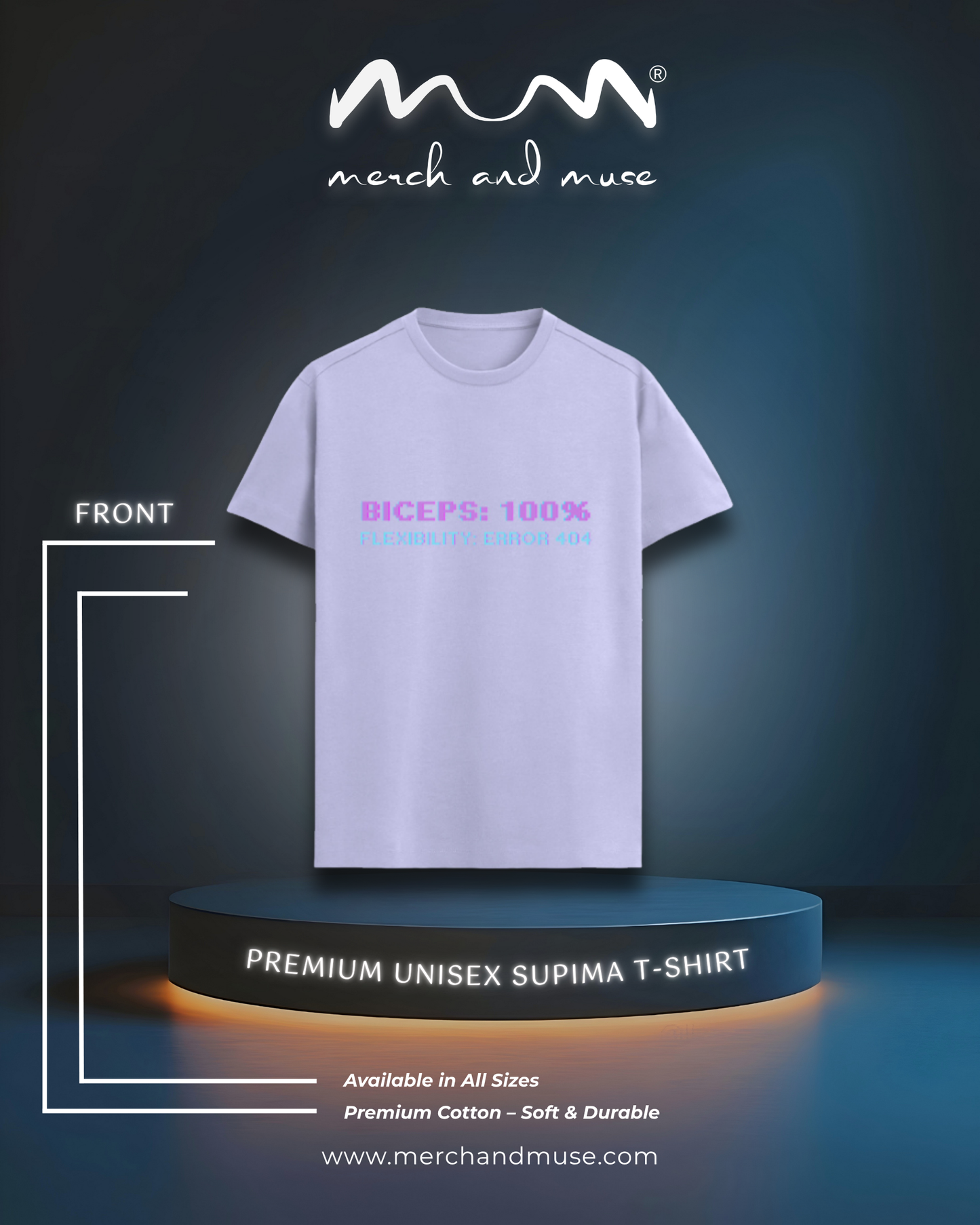 Biceps vs Flexibility Premium T-Shirt merch and muse