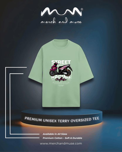 Minimalist Unisex Oversized Terry T-Shirt By merch and muse