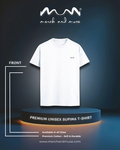 Premium Unisex Supima Cotton T-Shirt - Relaxed Minimalist Everyday Essential