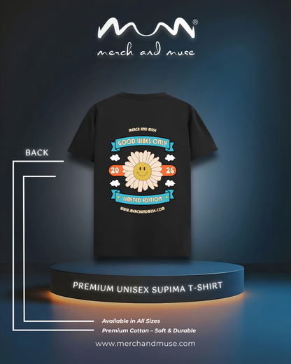 Good Vibes Only Premium Unisex Supima Cotton T-Shirt