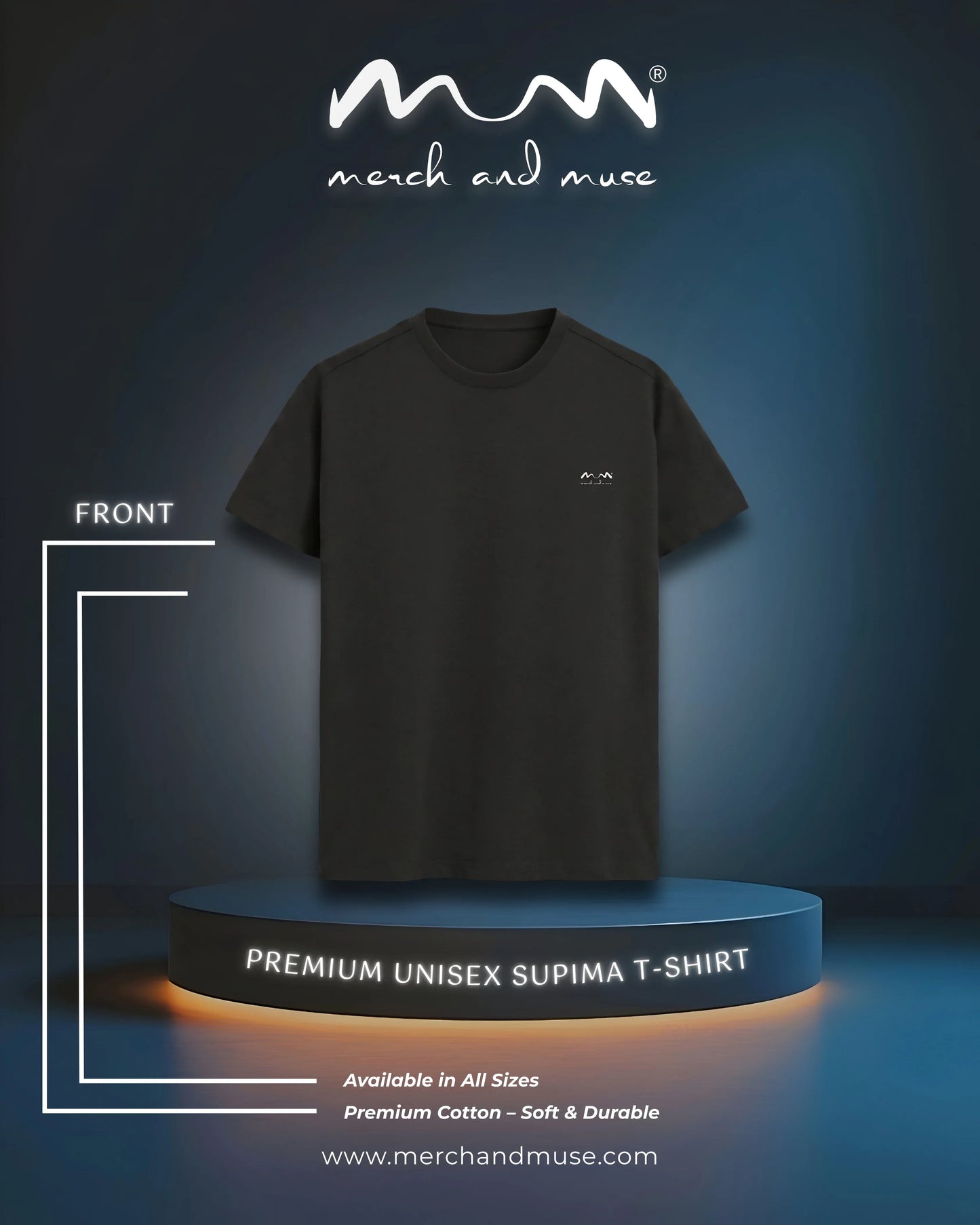 Everyday Luxury Premium Supima Cotton Unisex T-Shirt - Merch and Muse