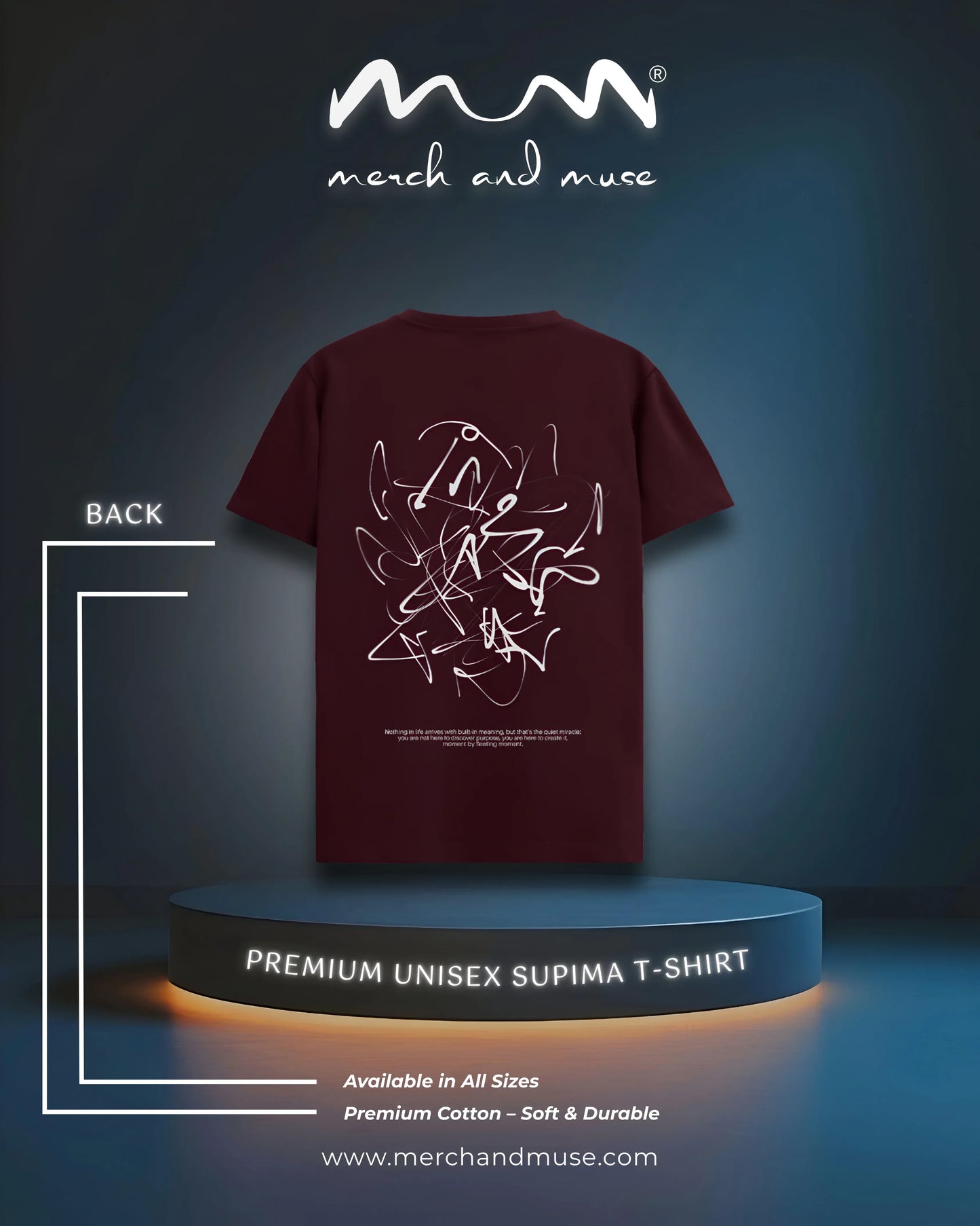 Line Art Premium Supima Cotton T-Shirt - Unisex Minimalist Fit