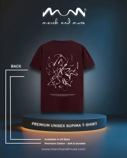Line Art Premium Supima Cotton T-Shirt - Unisex Minimalist Fit