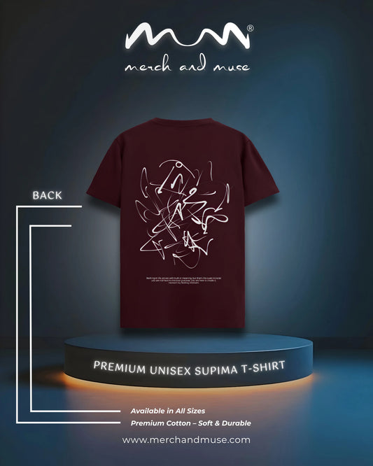 Line Art Premium Supima Cotton T-Shirt - Unisex Minimalist Fit