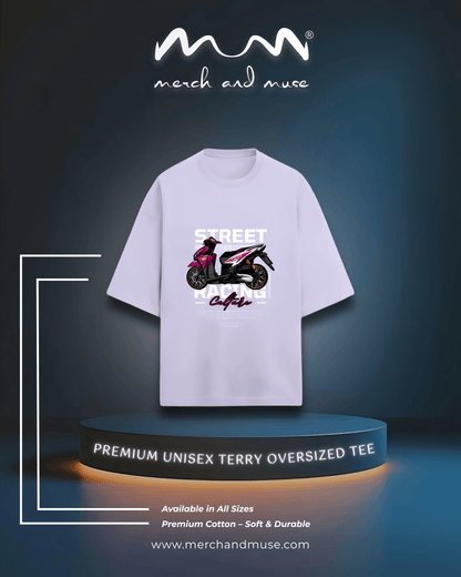 Minimalist Unisex Oversized Terry T-Shirt By merch and muse