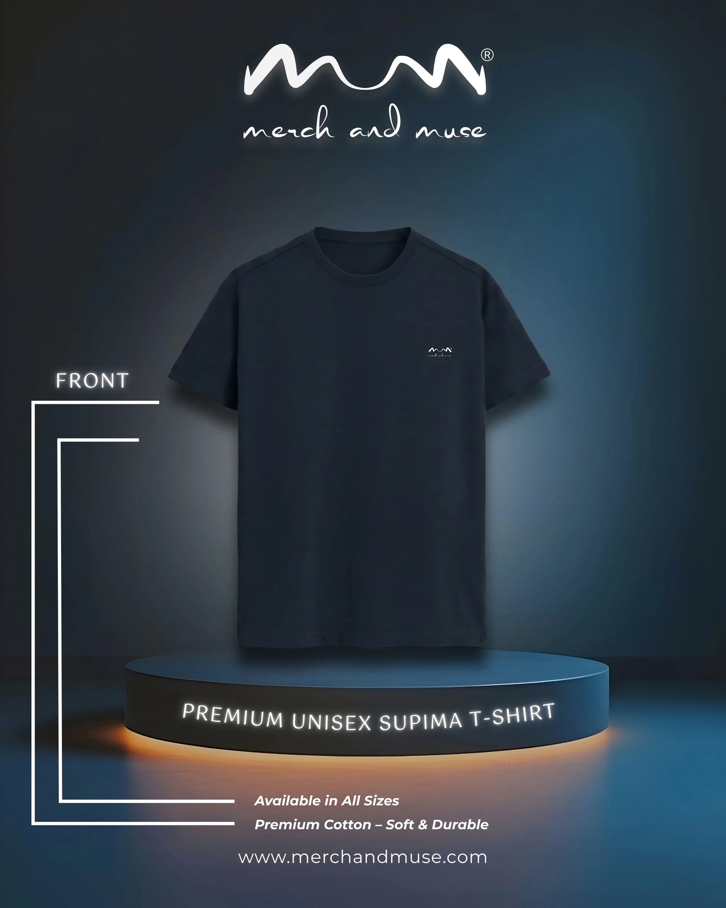 Everyday Luxury Premium Supima Cotton Unisex T-Shirt - Merch and Muse
