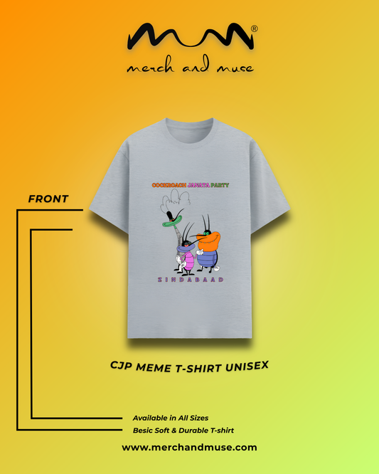 Cockroach Janata Party Meme T-Shirt for Men & Women | Merch And Muse