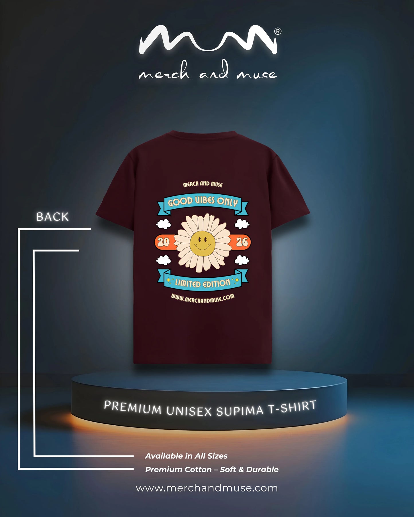 Good Vibes Only Premium Unisex Supima Cotton T-Shirt