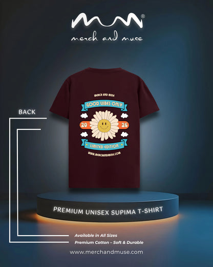Good Vibes Only Premium Unisex Supima Cotton T-Shirt