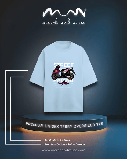 Minimalist Unisex Oversized Terry T-Shirt By merch and muse