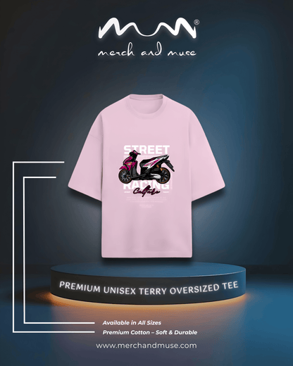 Minimalist Unisex Oversized Terry T-Shirt By merch and muse